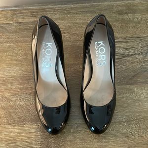 Michael Kors patent heels